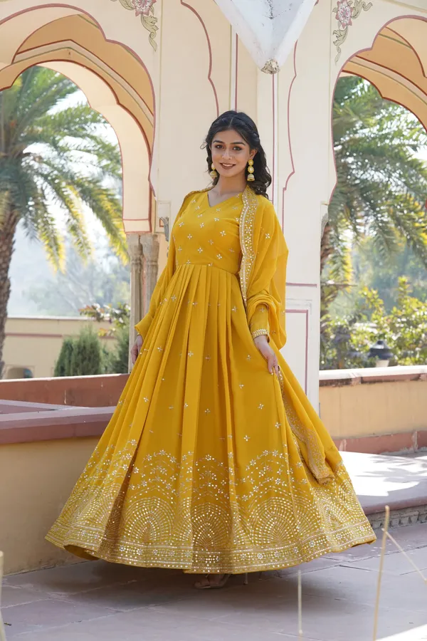 Royal_Mustard_Zari_Sequins_Anarkali_Gown_With_Cut_Work_Dupatta