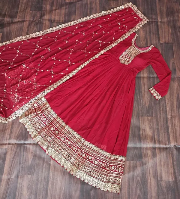 Premium_Faux_Blooming_Sequins_Embroidered_Gown_With_Arco_Cut_Dupatta