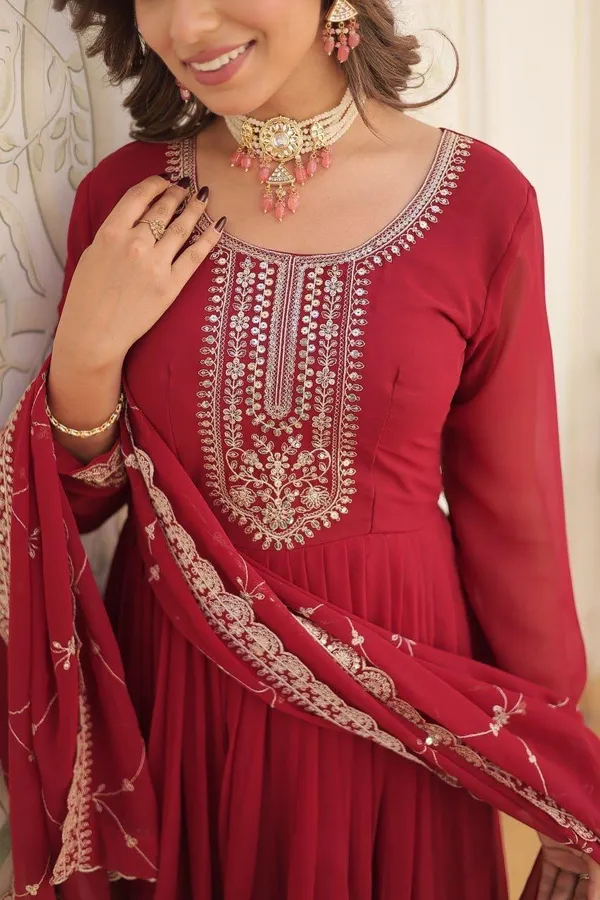 Premium_Faux_Blooming_Sequins_Embroidered_Gown_With_Arco_Cut_Dupatta