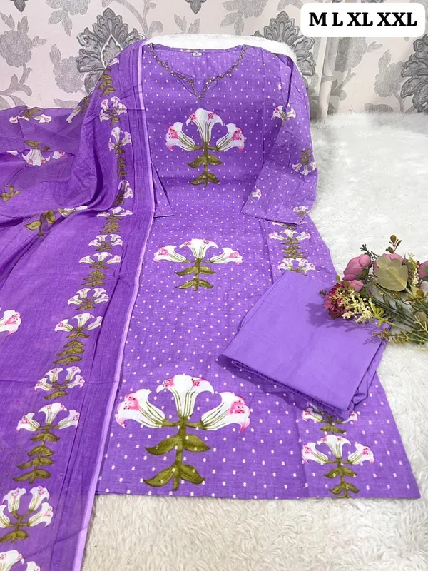 Premium_Floral_Printed_Cotton_Kurta_Set_With_Hand_Embroidered_Neckline_&_Mal_Cotton_Dupatta