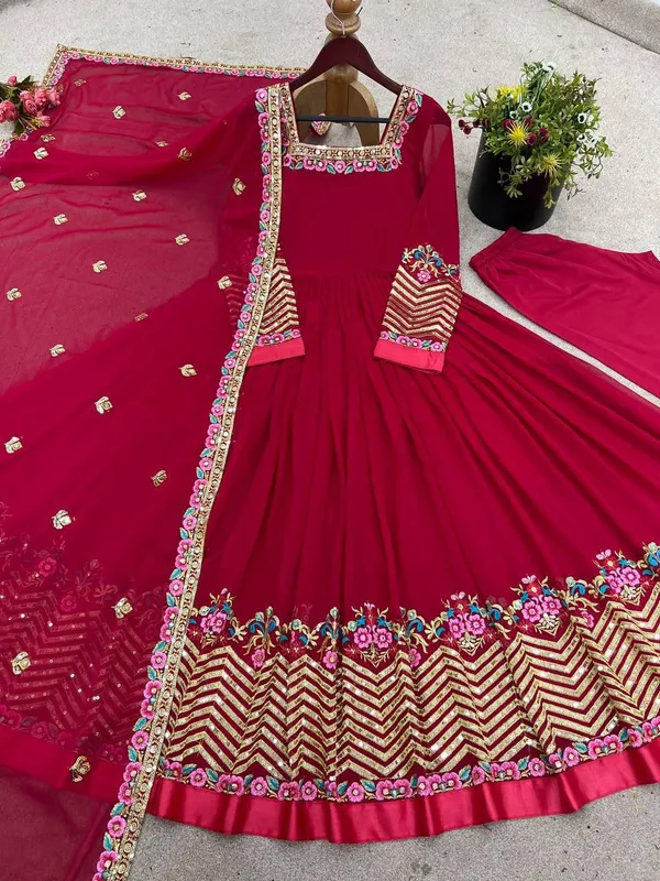 Regal_Multi_Thread_Embroidered_Georgette_Anarkali_Suit_Set