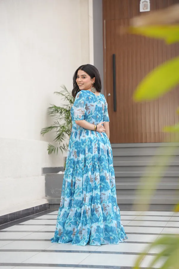 Sky_Blue_Flair_Floral_Printed_Faux_Georgette_Gown