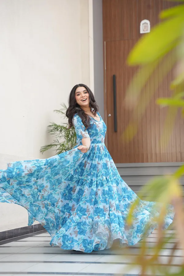 Sky_Blue_Flair_Floral_Printed_Faux_Georgette_Gown