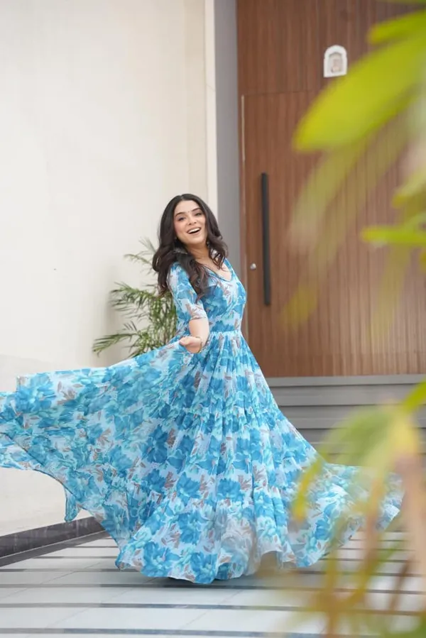 Sky_Blue_Flair_Floral_Printed_Faux_Georgette_Gown