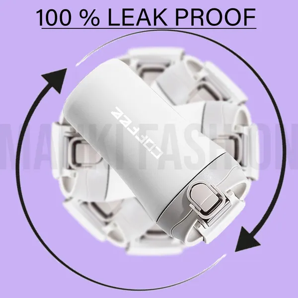 White_Stainless_Steel_Leak_Proof_Tumbler_Hot_And_Cold_With_Handle,_Lid_&_Straw_(400_Ml)