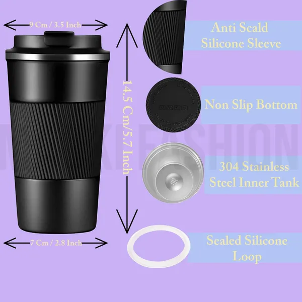 Black_Insulated_Coffee_Tumbler_With_Spill_Proof_Flip_Lid_|_Stainless_Steel_(Set_Of_2)_(380_Ml_&_510_Ml)