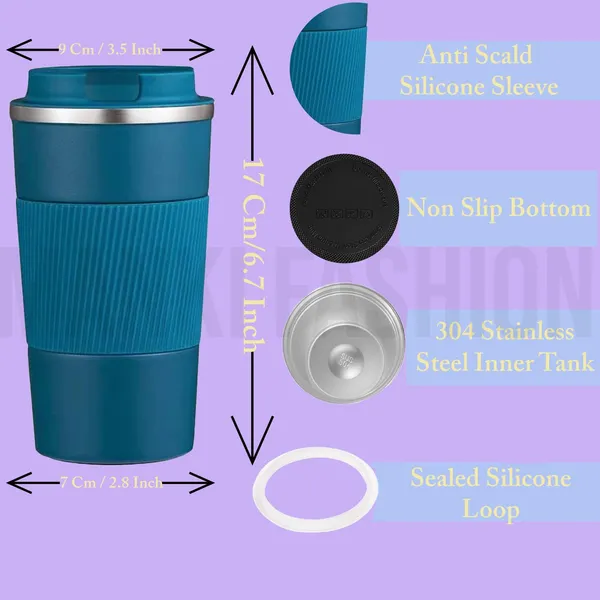 Blue_Stainless_Steel_Reusable_Insulated_Coffee_Cup_With_Leakproof_Lid