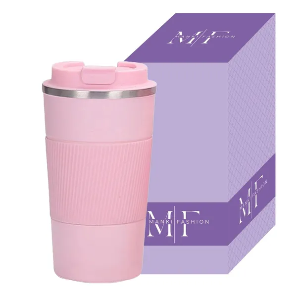 Pink_Stainless_Steel_Reusable_Insulated_Coffee_Cup_With_Leakproof_Lid