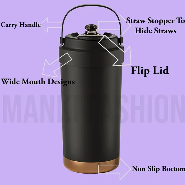 Black_Insulated_Coffee_Tumblers_With_Dual-Use_Lid_And_Straw_With_Handle_|_Stainless_Steel_(500_Ml)
