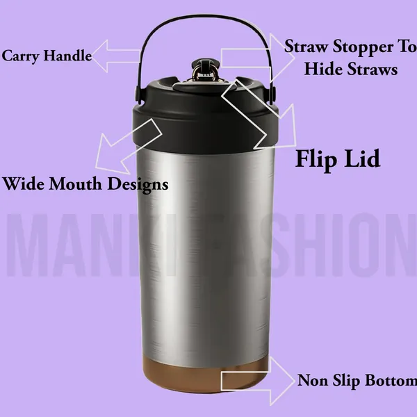 Silver_Insulated_Coffee_Tumblers_With_Dual-Use_Lid_And_Straw_With_Handle_|_Stainless_Steel_(500_Ml)