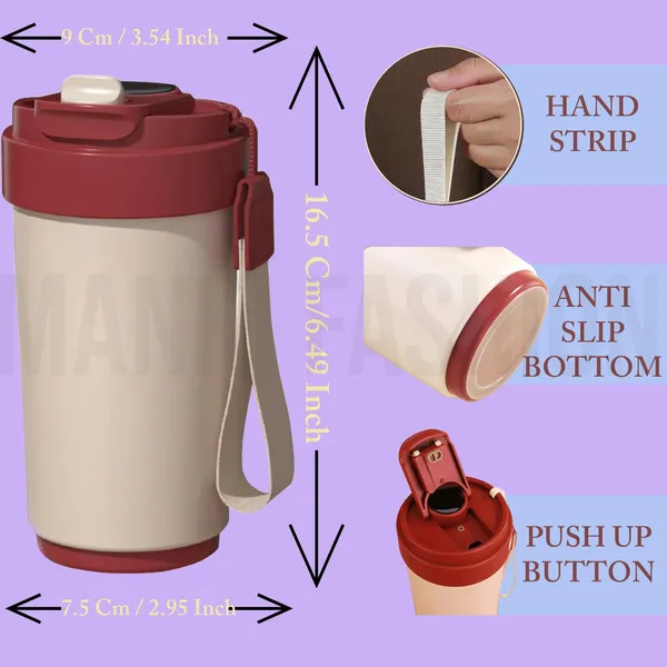 Beige_Insulated_Coffee_Mug_With_Temperature_Display_|_316_Stainless_Steel_(450_Ml)