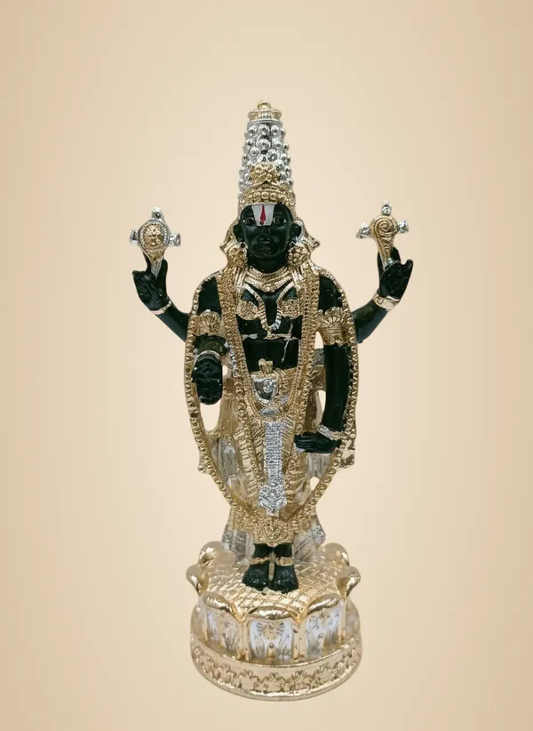 Premium_999_5"__Silver_&_Gold_Plated_Kamal_Balaji_-_Gold_And_Silver_For_Pooja_Room