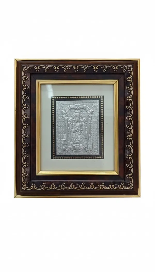 Premium_Silver_Hathi_Chap_No1_Frame_Balaji_For_Pooja_Room