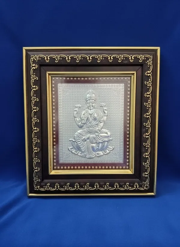 Premium_Silver_Hathi_Chap_No2_Frame_Lakshmi_For_Pooja_Room