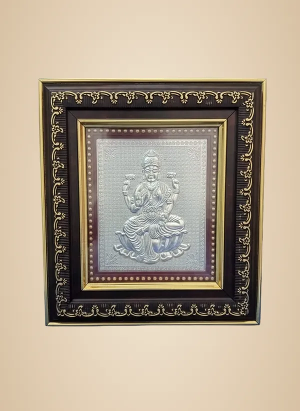 Premium_Silver_Hathi_Chap_No2_Frame_Lakshmi_For_Pooja_Room