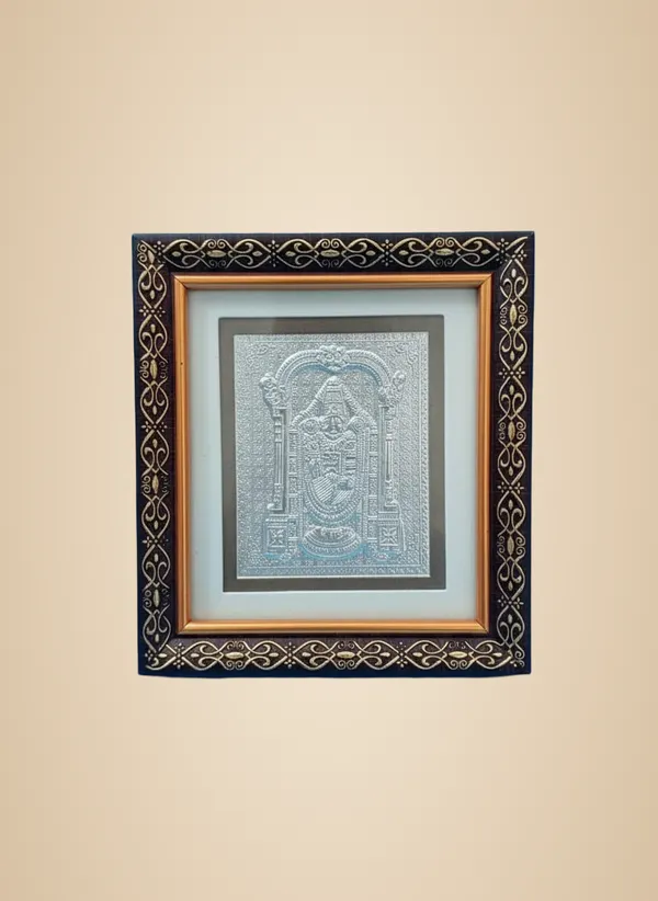 Premium_Silver_Mini_Frame_Balaji_For_Pooja_Room