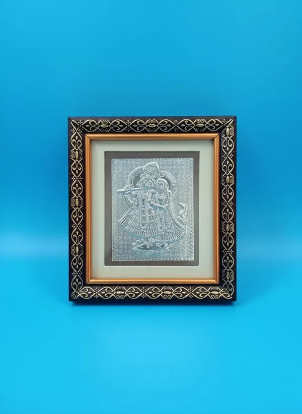 Premium_Silver_Mini_Frame_Radha_Krishna_For_Pooja_Room