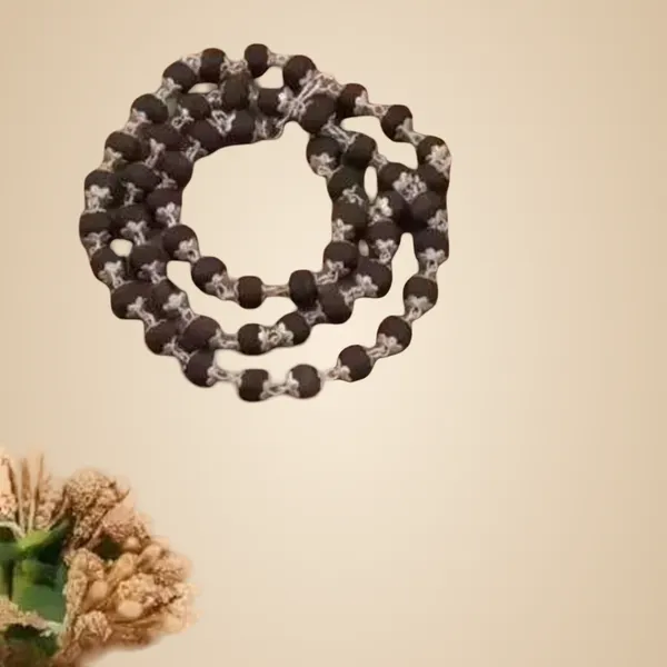 Premium_Pure_Silver_Capped_Karungali_Mala_-_54_Beeds_For_Pooja_Room