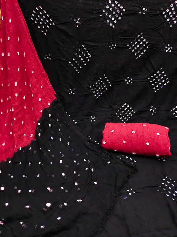 Black_&_Red_Pure_Rayon_Hand_Bandhej_Bandhani_Unstitched_Suit_Dress_Material_With_2_Meter_Dupatta_For_Women