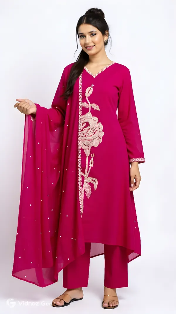 Rani_Pink_Rose_Embroidered_Silly_Cotton_Suit_Set