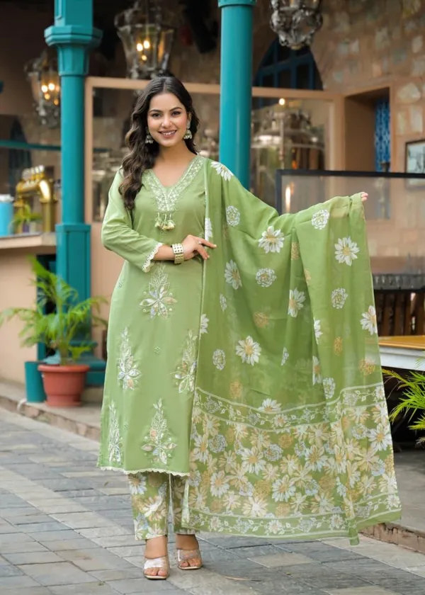 Sage_Green_Embroidered_Kurta_Set_With_Dupatta