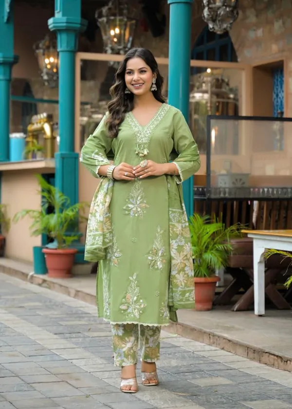 Sage_Green_Embroidered_Kurta_Set_With_Dupatta