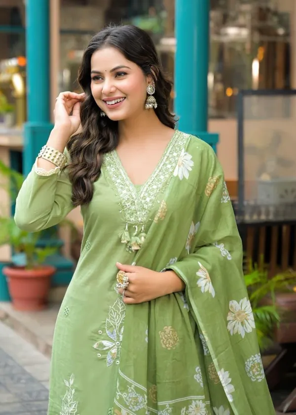 Sage_Green_Embroidered_Kurta_Set_With_Dupatta
