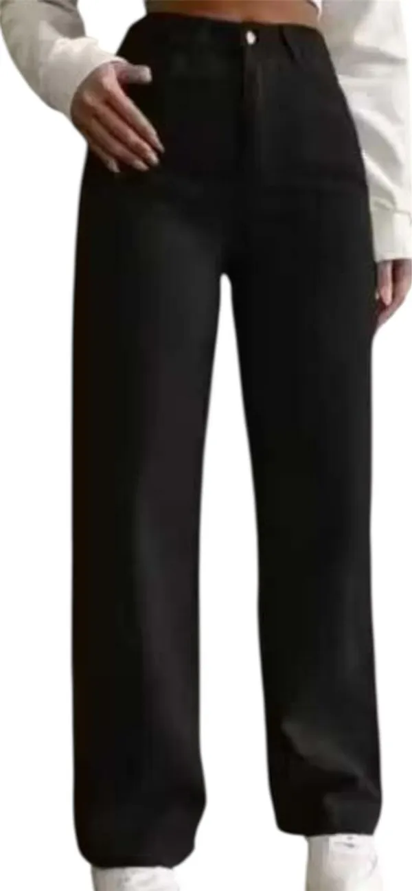 Black_Straight_Fit_Denim_Jeans_For_Girls