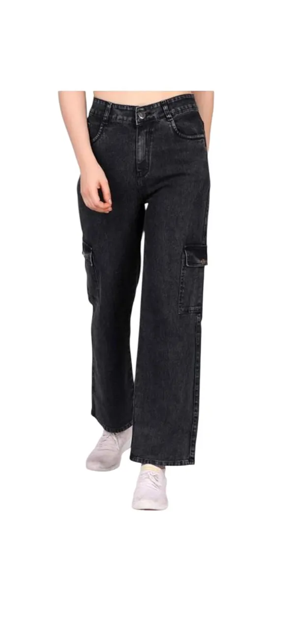 Black_Straight_Fit_6_Pocket_Denim_Jeans_For_Girls