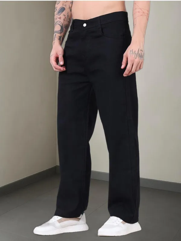 Black_Straight_Fit_Denim_Jeans_For_Boys
