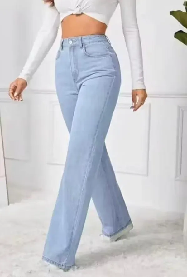 Ice_Blue_Straight_Fit_24/30_Denim_Jeans_For_Girls