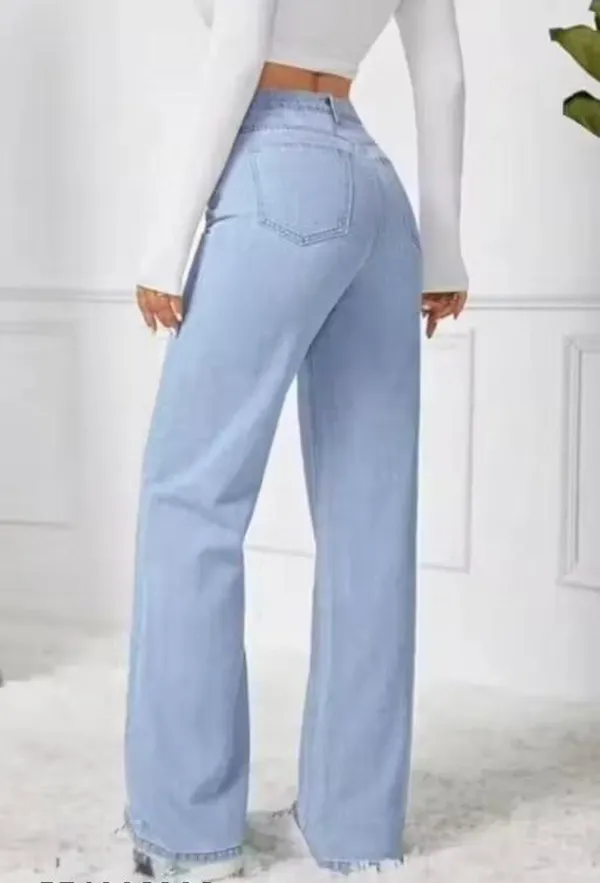 Ice_Blue_Straight_Fit_24/30_Denim_Jeans_For_Girls