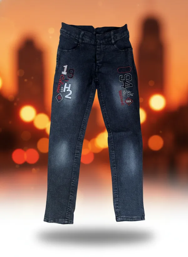 Black_Narrow_Denim_Jeans_For_Boys