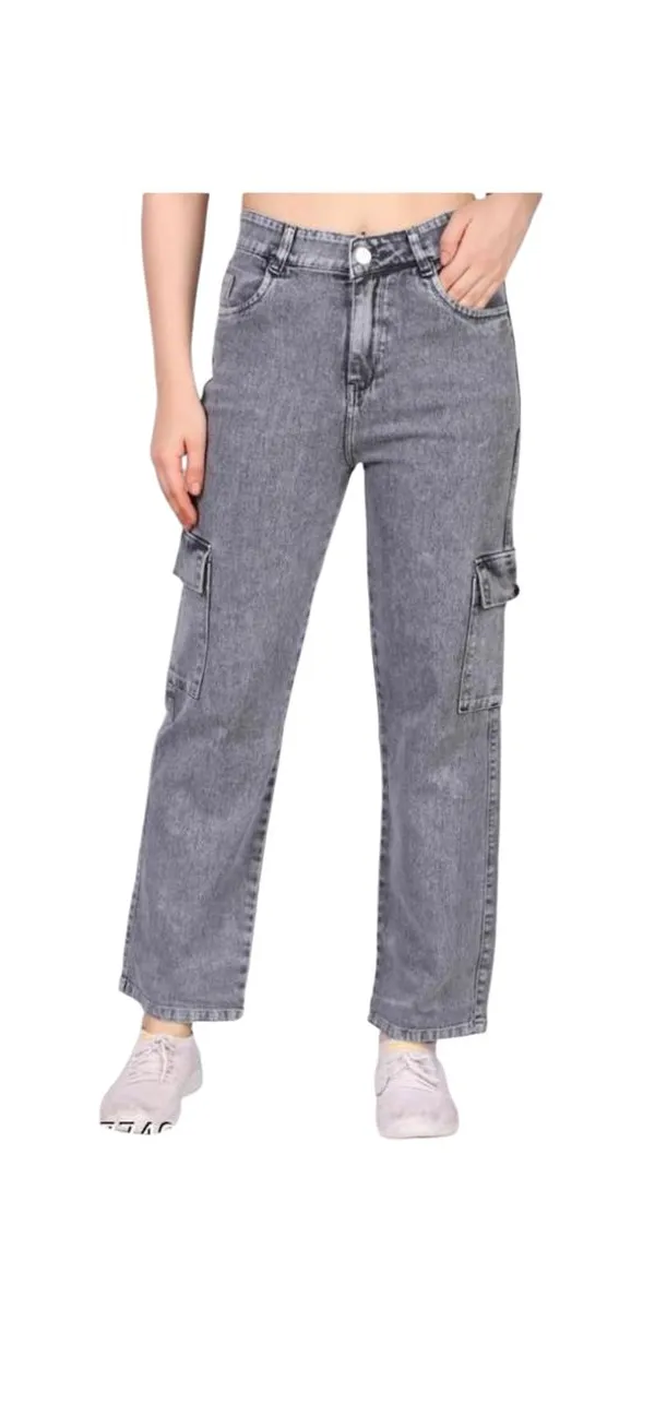 Grey_Straight_Fit_6_Pocket_Denim_Jeans_For_Girls