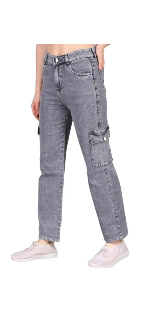 Grey_Straight_Fit_6_Pocket_Denim_Jeans_For_Girls