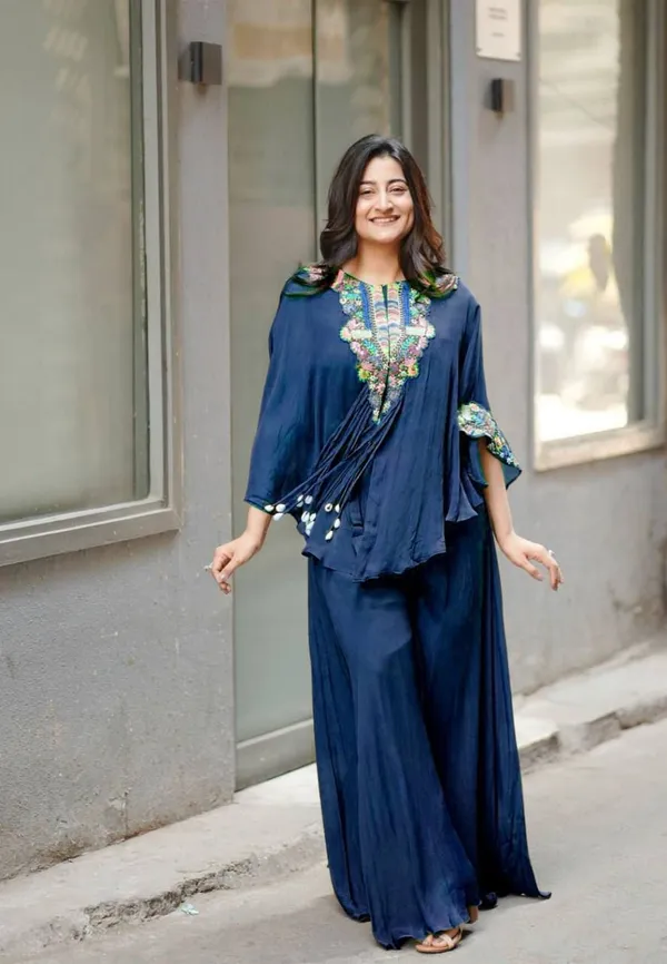 Navy_Blue_Cotton_Kurta_Set_For_Women