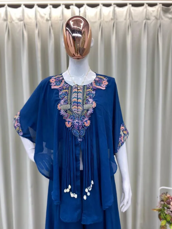 Navy_Blue_Cotton_Kurta_Set_For_Women