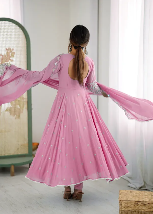 Elegant_Pink_Blomming_Faux_Embroidered_Anarkali_Gown_For_Women