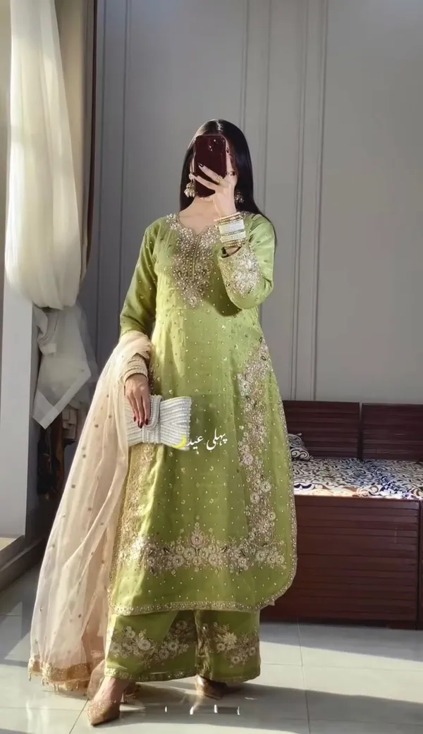 Pista_Green_Party_Wear_Top,_Palazzo_&_Dupatta_Set_for_Women