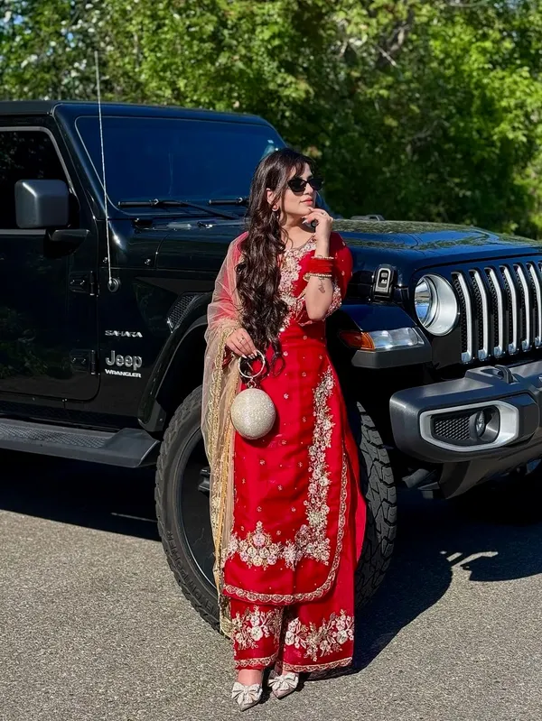 Tomato_Red_Party_Wear_Top,_Palazzo_&_Dupatta_Set_for_Women