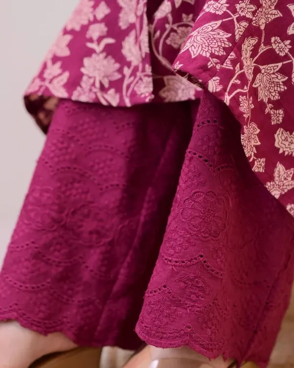 Maroon_Cotton_Silk_Printed_Kurti_Palazzo_Set_For_Women