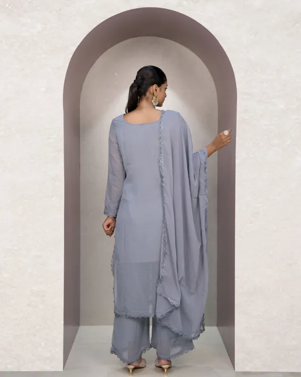 Grey_Georgette_Chikankari_Embroidery_Kurta_Palazzo_Set_For_Women