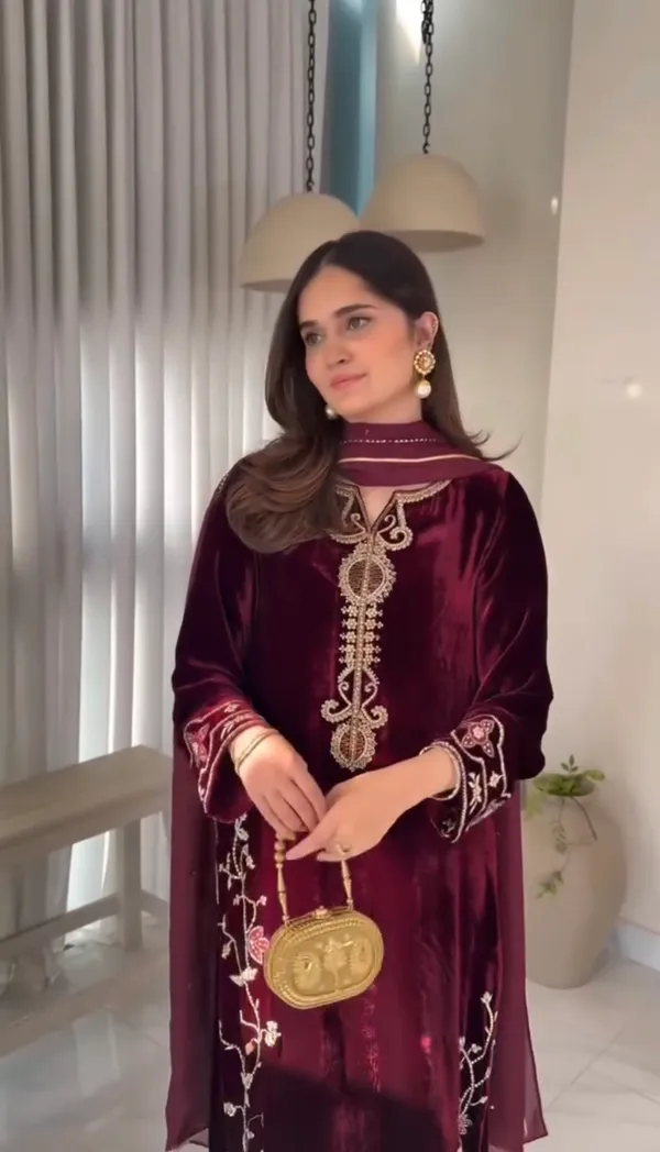 Womens_Heavy_Embroidered_Velvet_Suit_Set_with_Dupatta_(Wine)