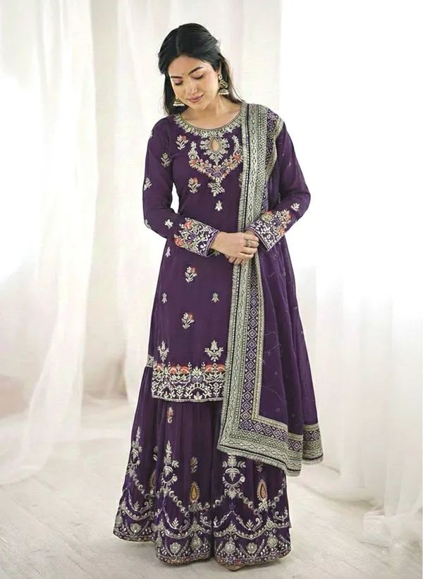 Plum_Purple_Embroidered_Sharara_Suit_Set_with_Dupatta_|_Festive_&_Wedding_Wear