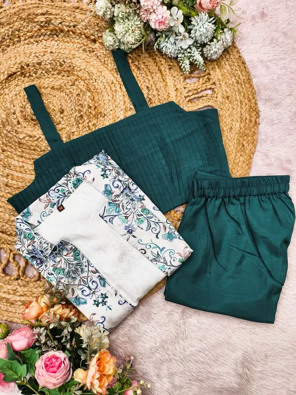 Teal_Printed_Jacket_Co-Ord_Set_|_Indo-Western_Casual_&_Office_Wear