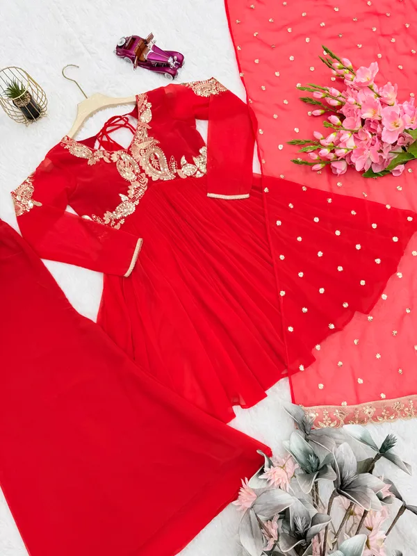 Red_Embroidered_Sharara_Suit_Set_With_Dupatta_For_Women