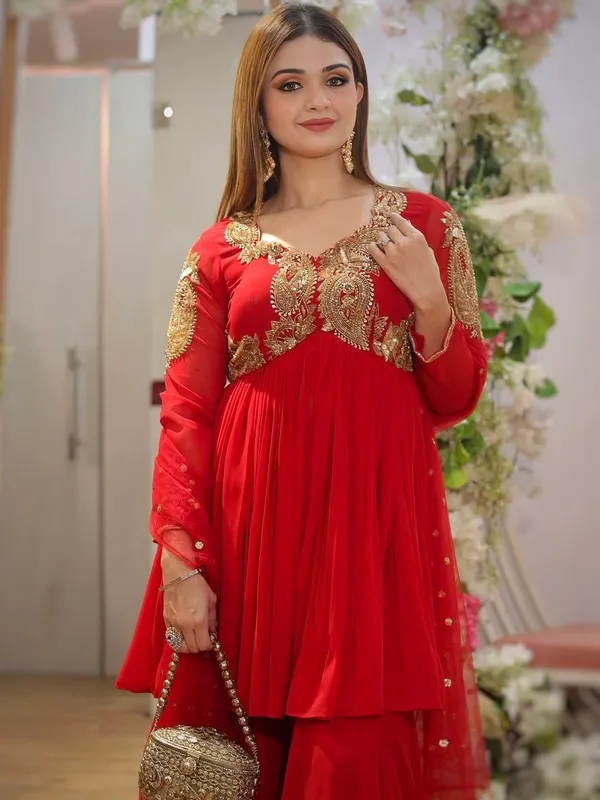 Red_Embroidered_Sharara_Suit_Set_With_Dupatta_For_Women
