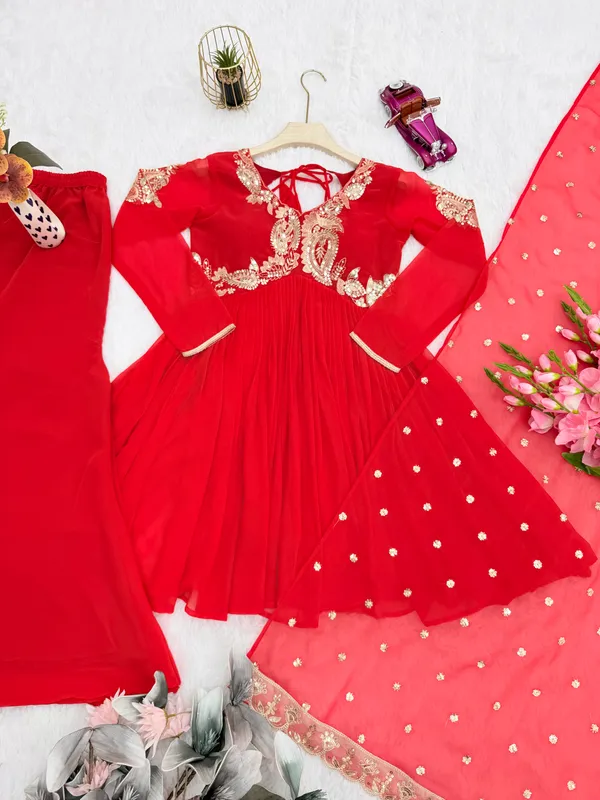 Red_Embroidered_Sharara_Suit_Set_With_Dupatta_For_Women