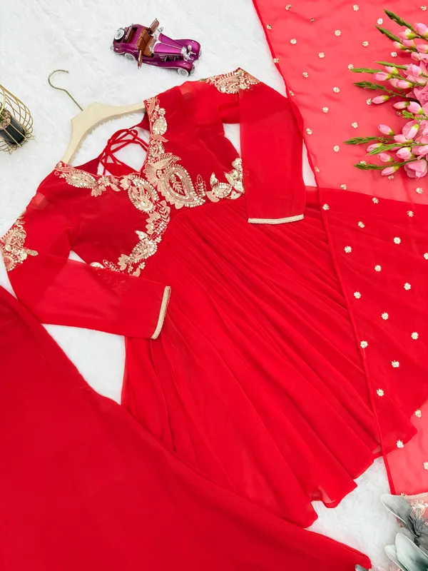 Red_Embroidered_Sharara_Suit_Set_With_Dupatta_For_Women