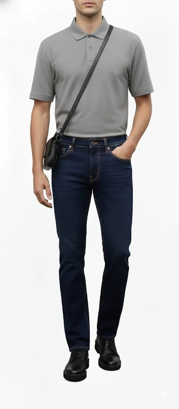 Indigo_Bootcut_Fit_Jeans_For_Men